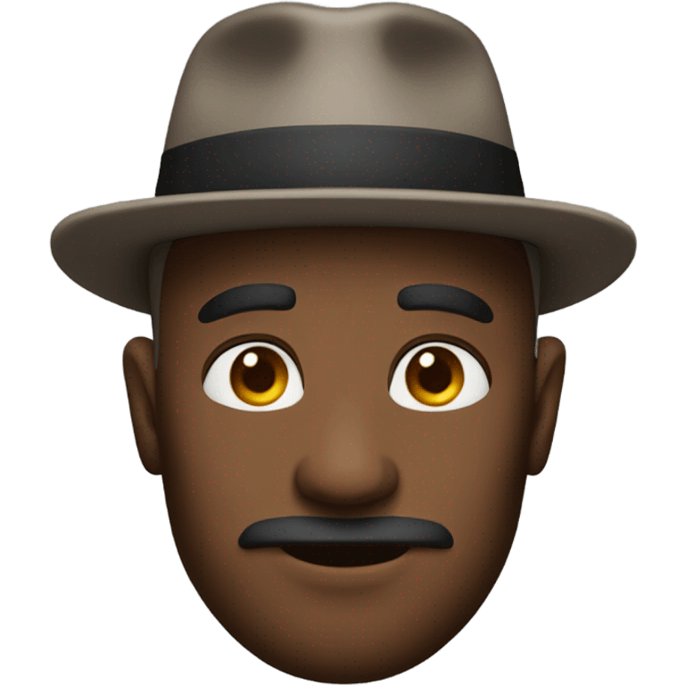 Guy with a hat emoji