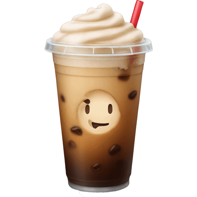 Iced coffee emoji