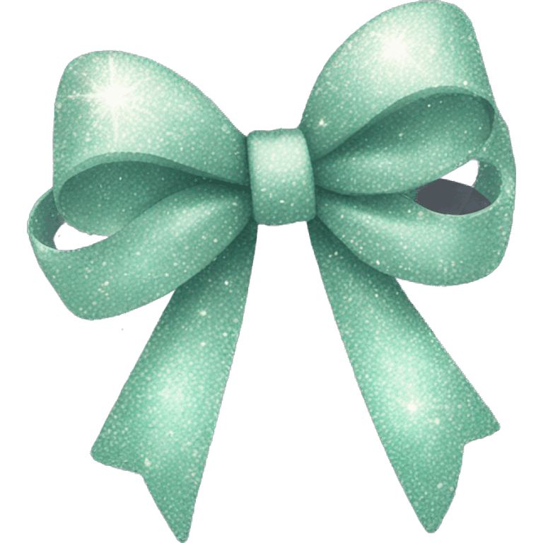 Bow with sparkle emoji