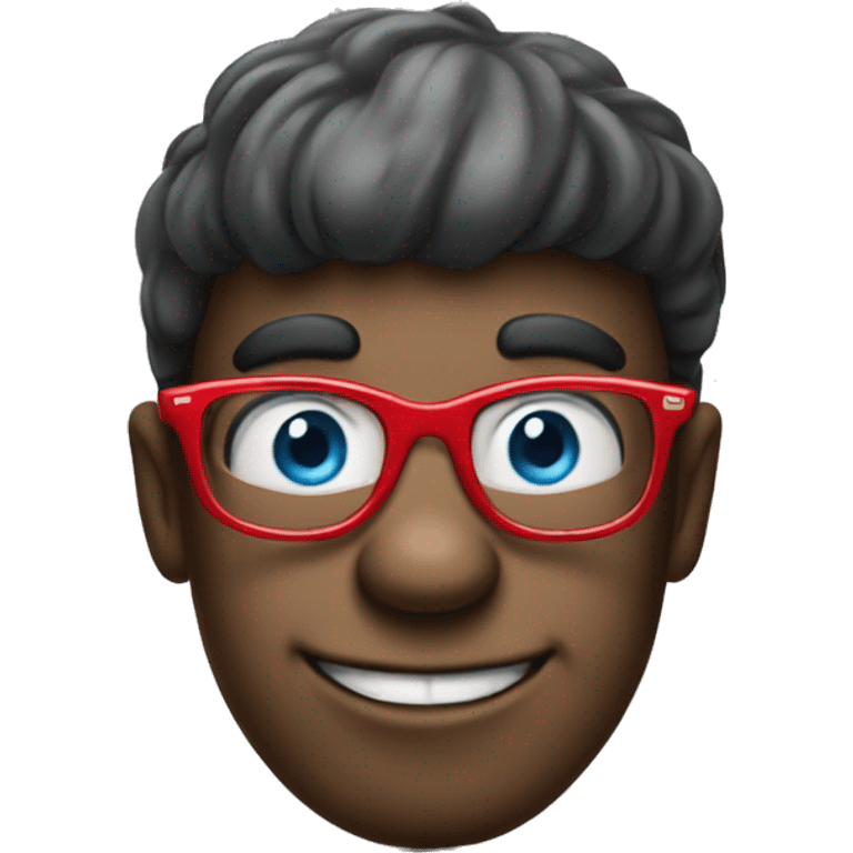 from the smurfs character wearing a red glasses to the smurf emoji