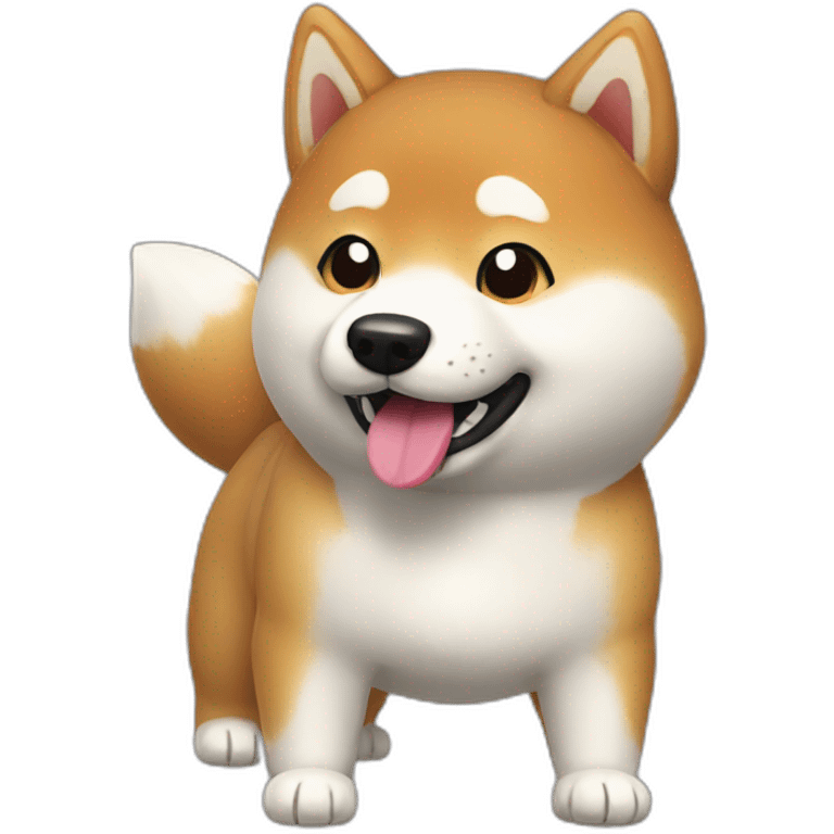 shiba inu playing nintendo emoji