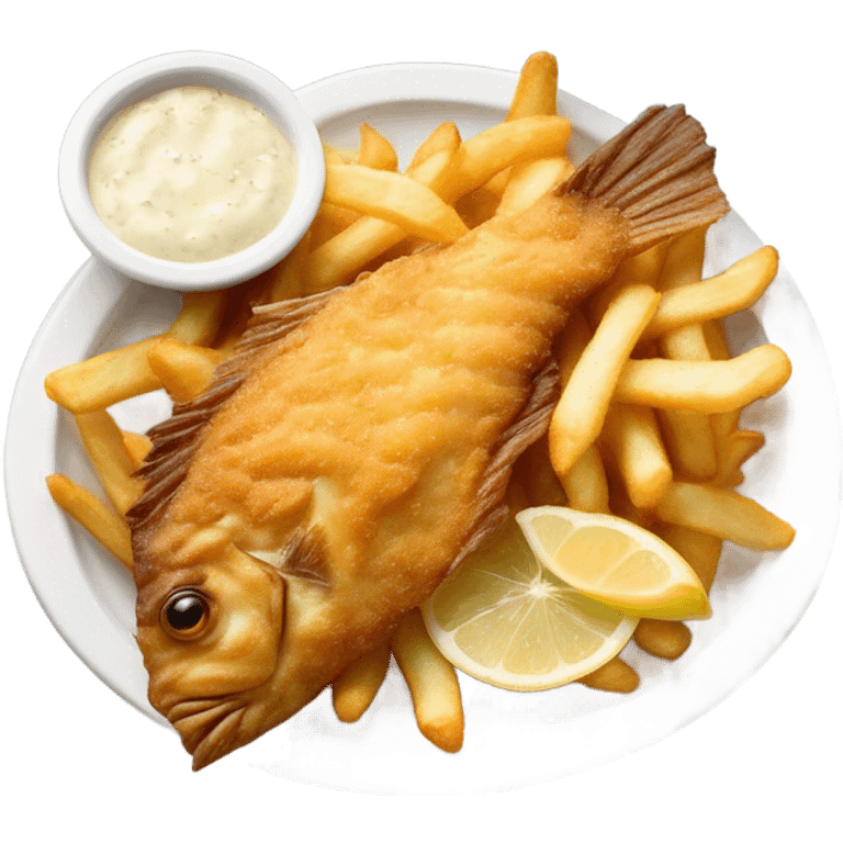 Fish and chips emoji