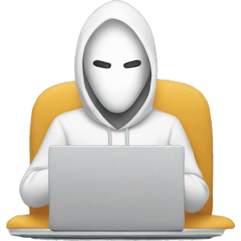 anonymous with laptop emoji