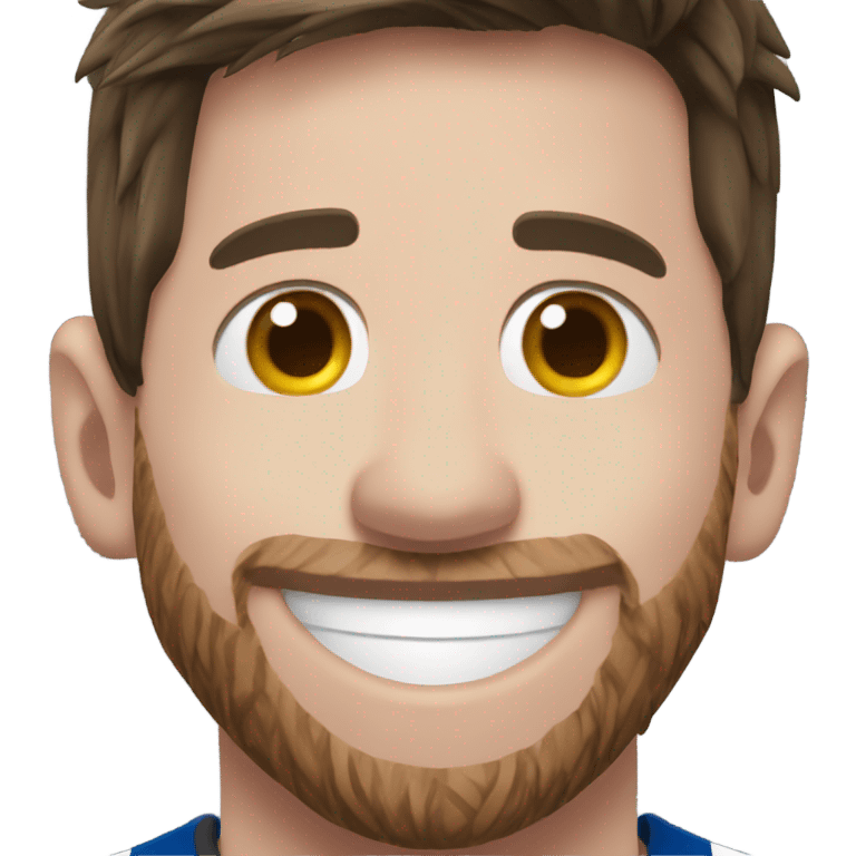 Messi smile emoji