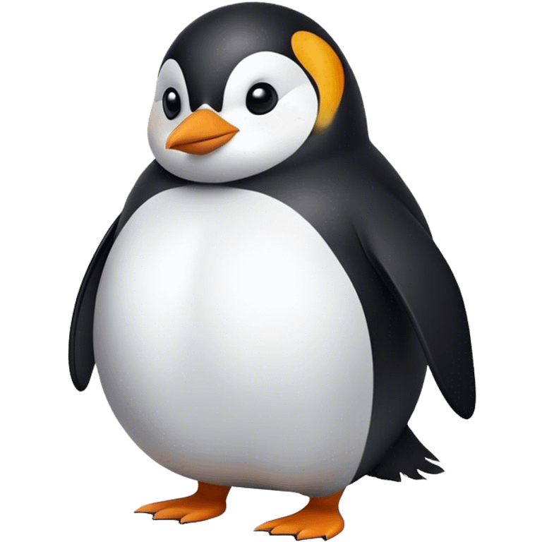 Fat penguin emoji