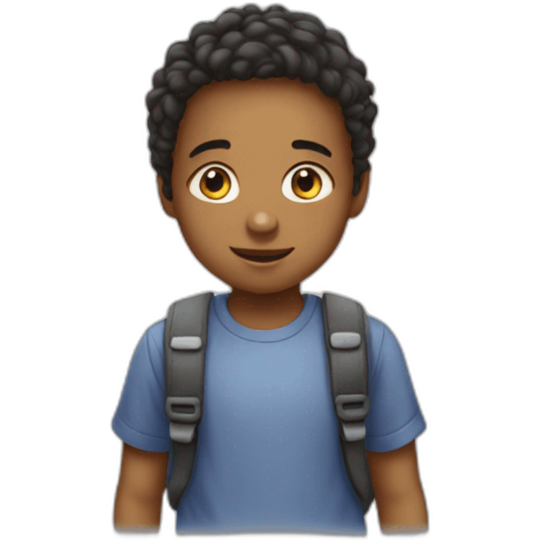 Children on schoolyard emoji