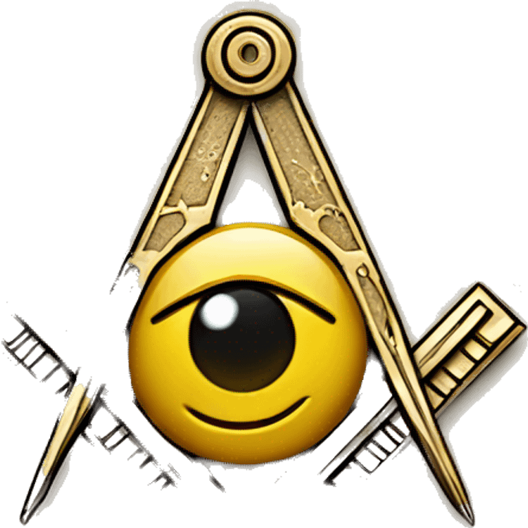 Masonic compas emoji