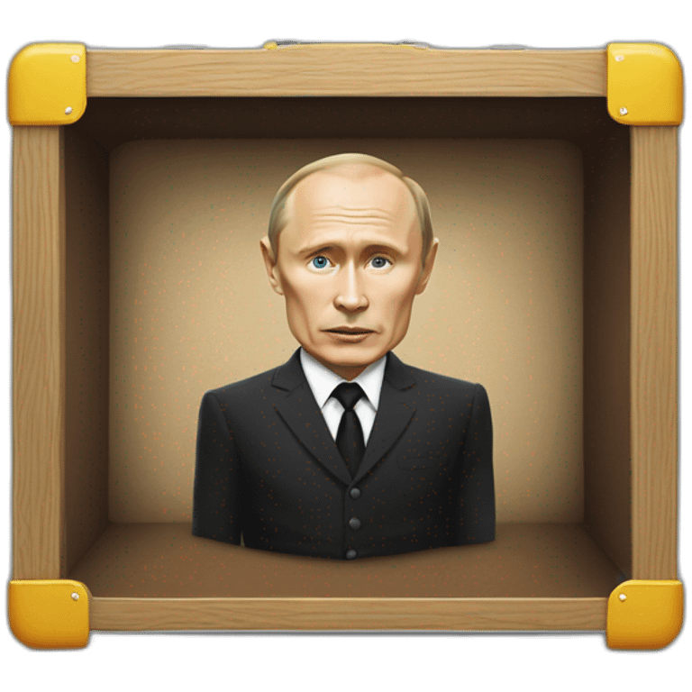 halloween corpse vladimir putin in coffin suitcase wheelchair meat cube emoji