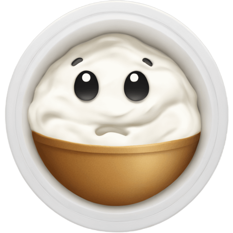 Yoghurt bowl emoji