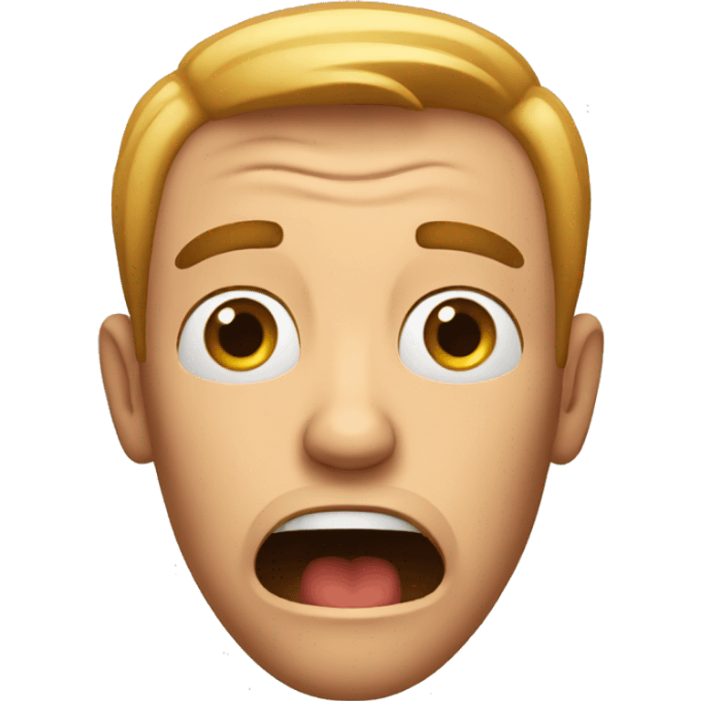 shocked man emoji