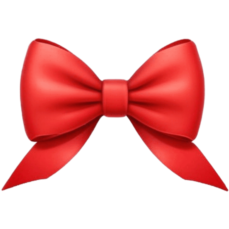 Red bow emoji