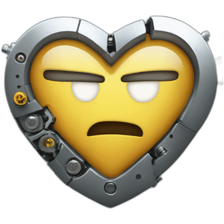 Mechanical heart emoji