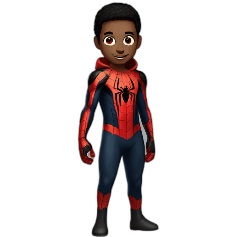 Spiderman miles morales emoji