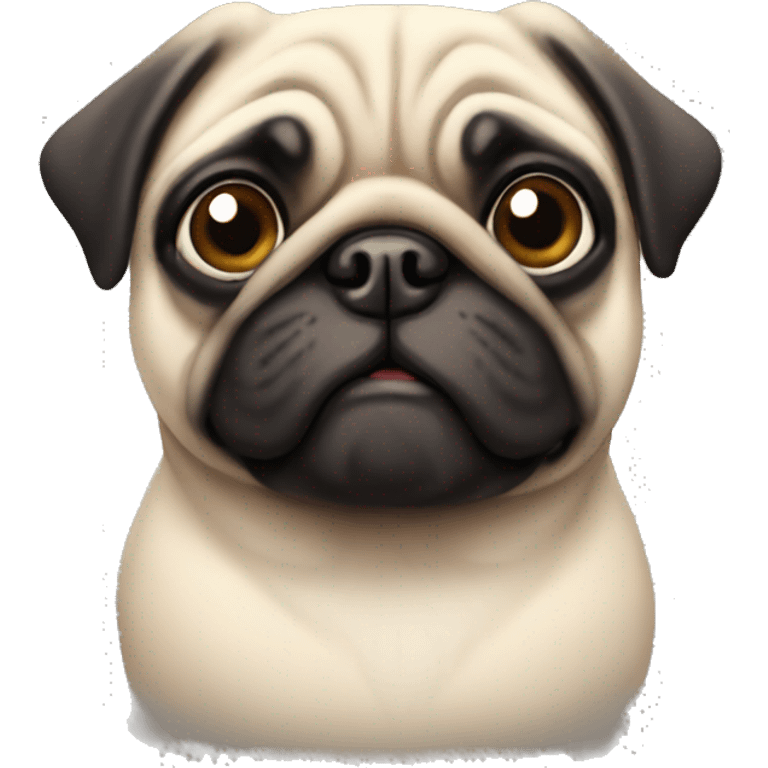 cute pug emoji