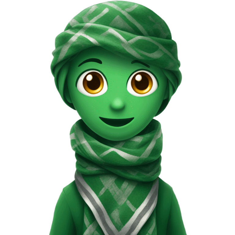 cute Slytherin snake with scarf hogwarts emoji