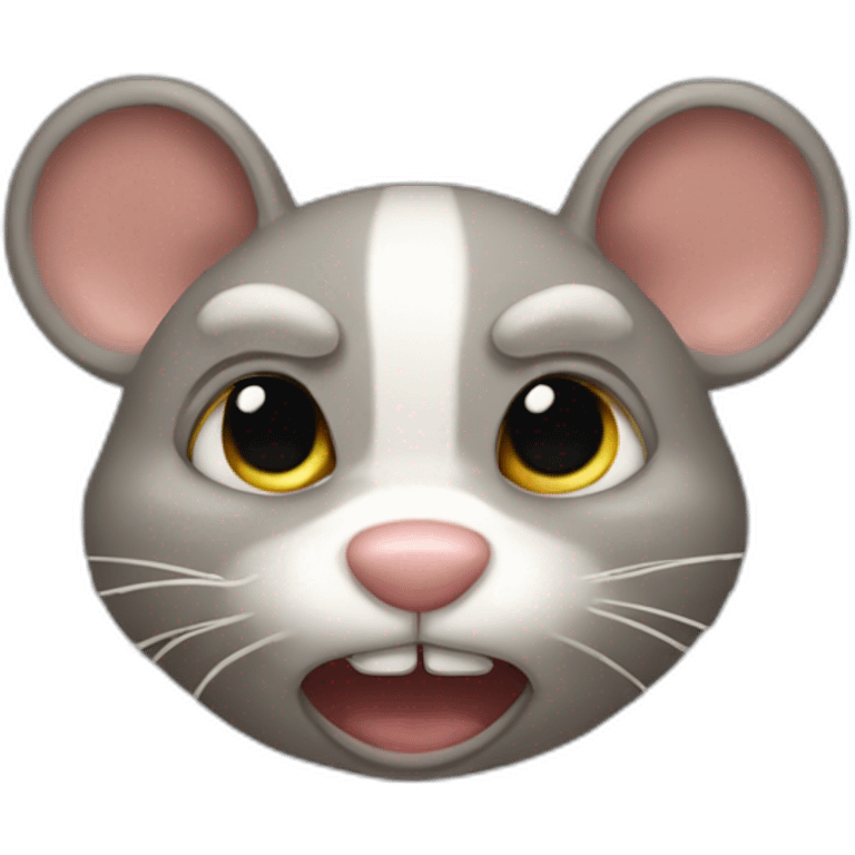 Gabriel eglesias as a mouse angry emoji