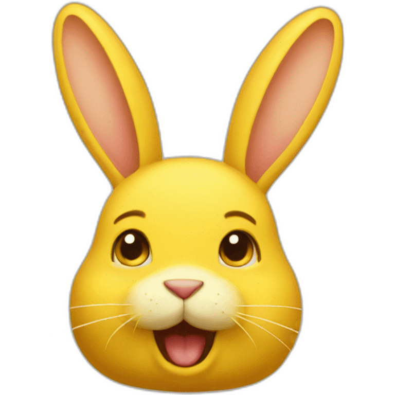 yellow rabbit emoji