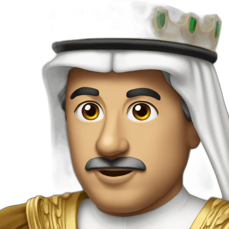 King Abdullah  emoji