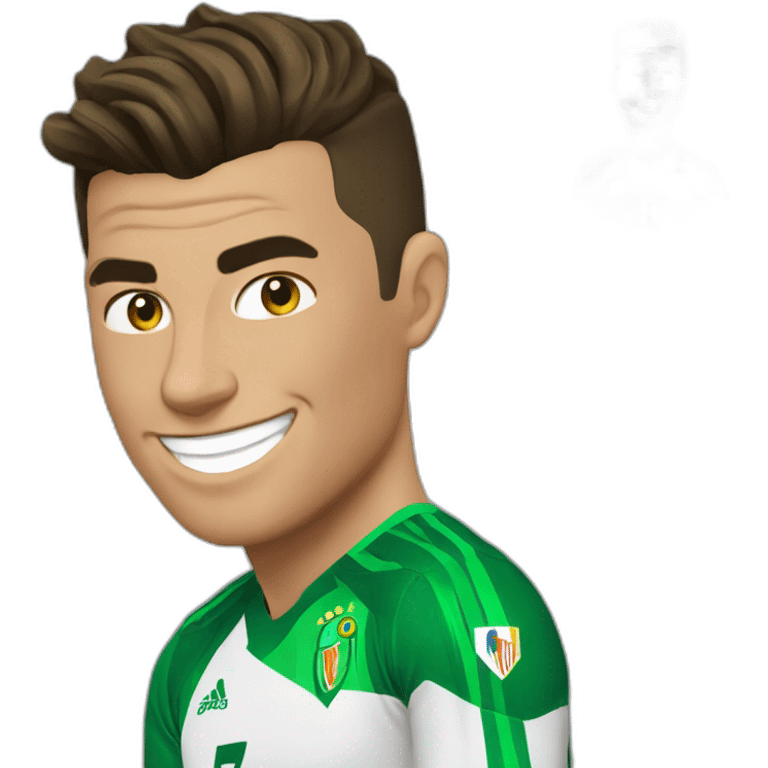 Happy Cristiano Ronaldo emoji