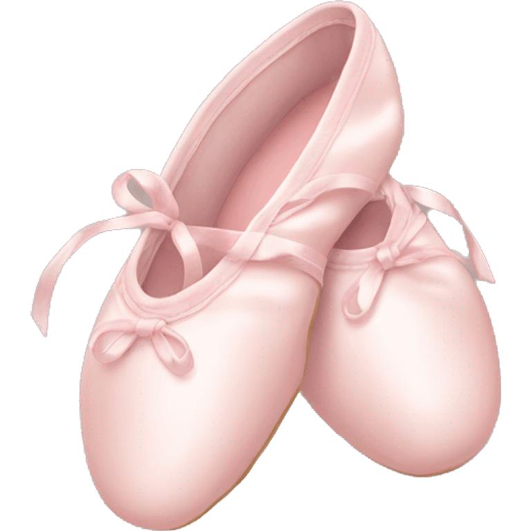 Pale pink ballet shoes emoji