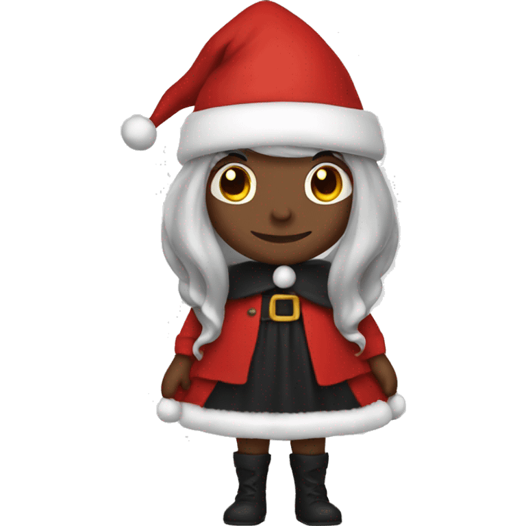 Witch dressed as Santa emoji