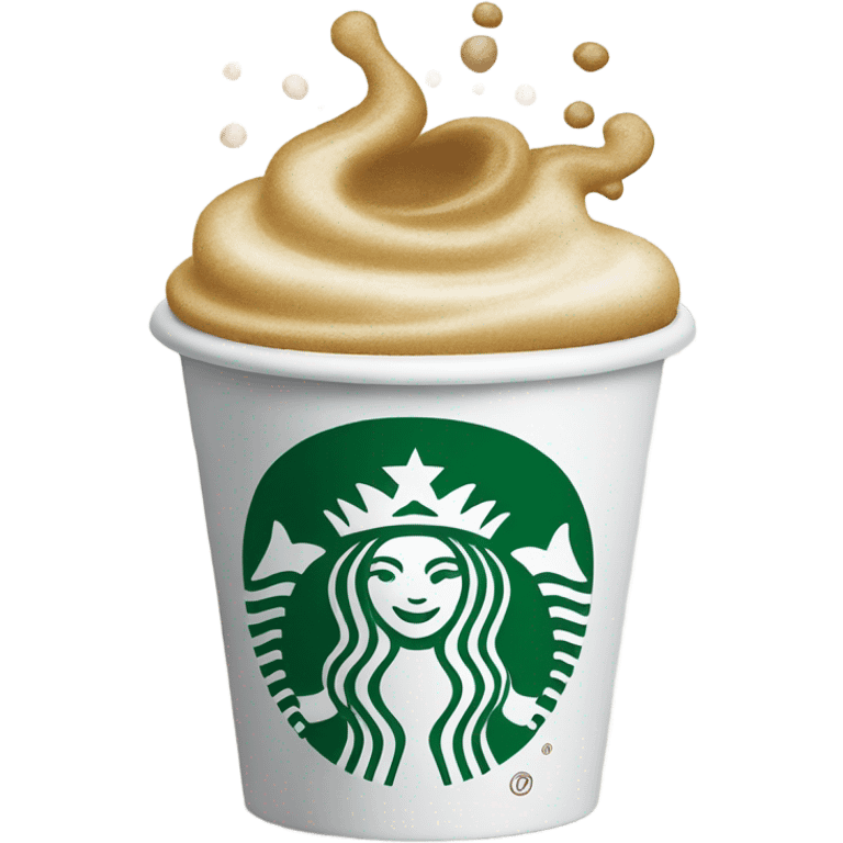 Starbucks coffee cup emoji