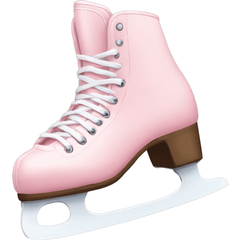 pastel pink ice skates emoji