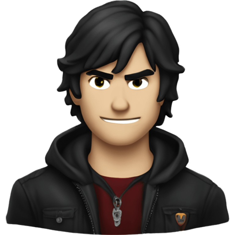 Hazme un emoji de Damon Salvatore de Crónica vampíricas  emoji