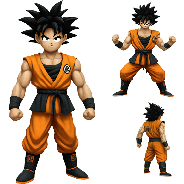 Goku fused with iron fist emoji