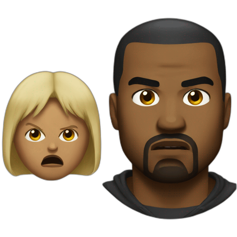 angry kanye emoji