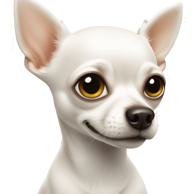 White chihuahua emoji