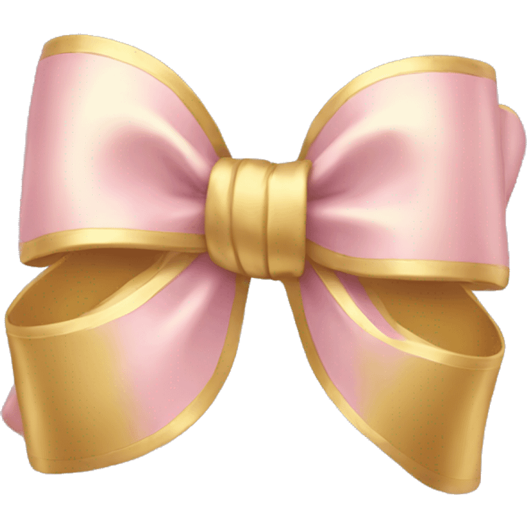 pastel gold bow emoji