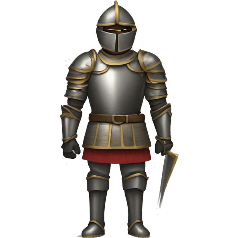 Armored figure emoji