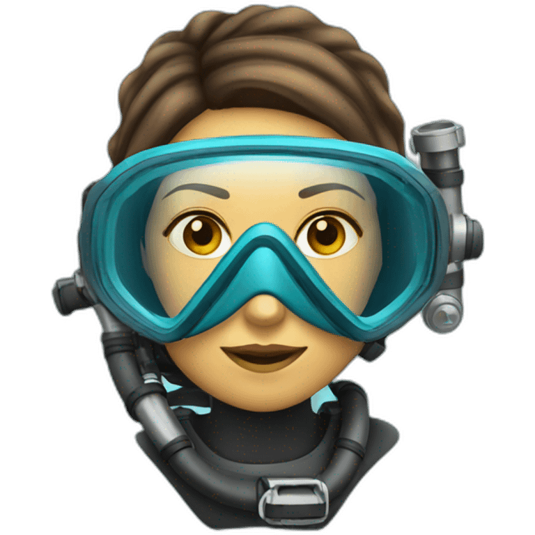 underwater divers woman emoji