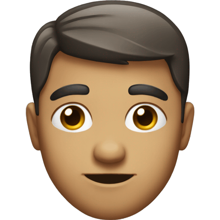 Smirking person with eyebrow up emoji