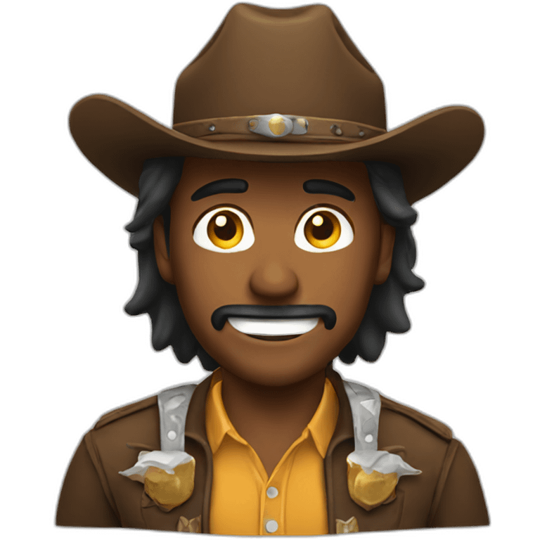 Cowboy celebrating emoji