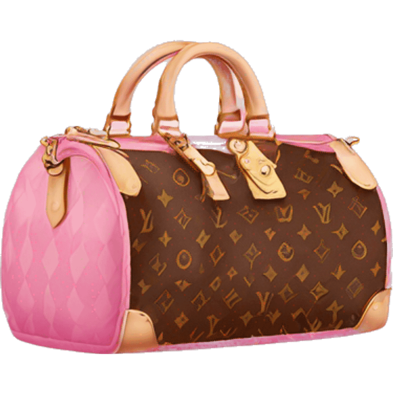 Pink Louis Vuitton  emoji