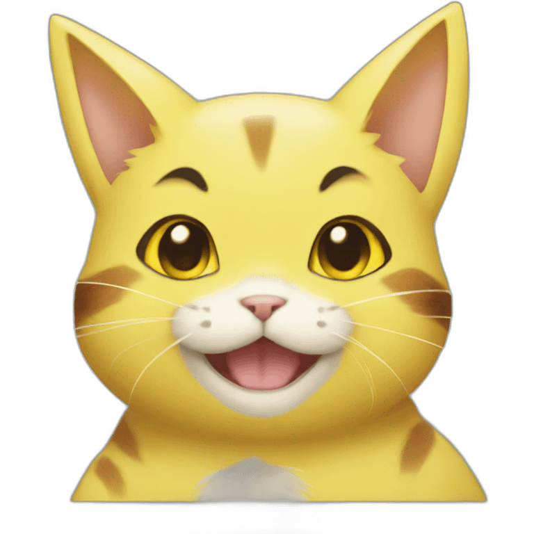 Cat pikachu emoji