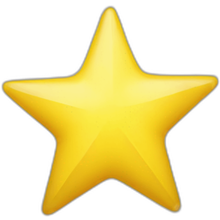 Half yellow star emoji