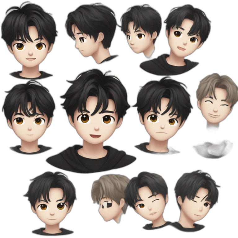 stray kids lee minho emoji