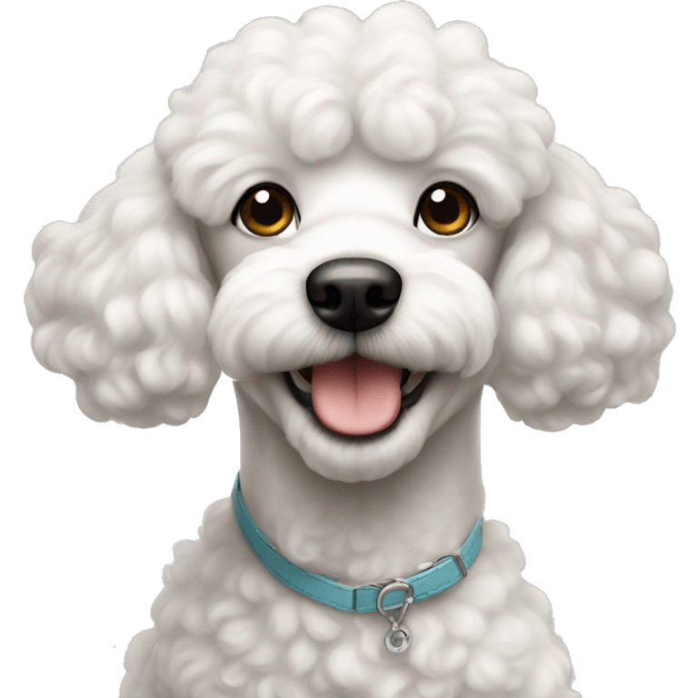 The white Poodle emoji