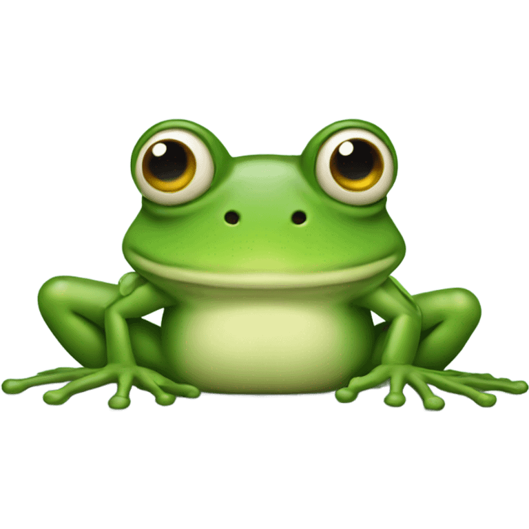 Frog with legs  emoji