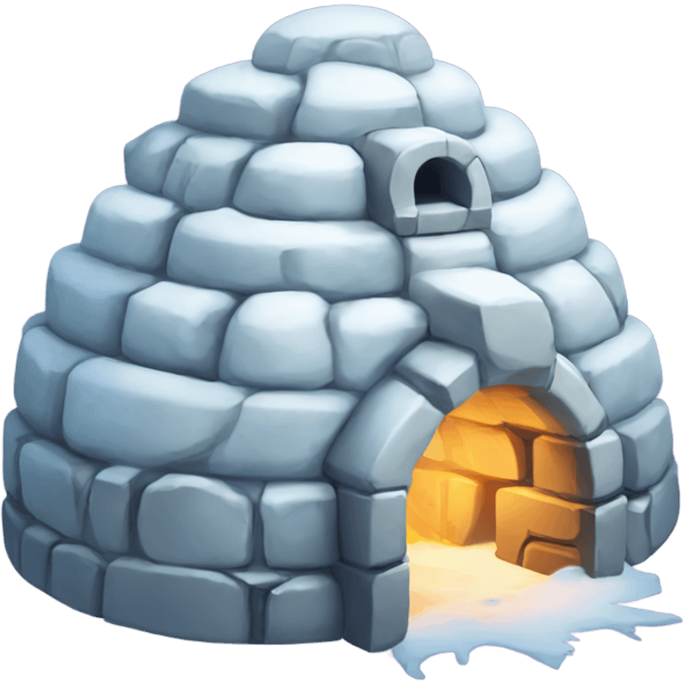 Igloo dungeon with unicorn  emoji