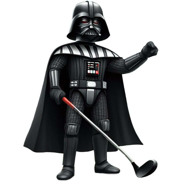 Darth Vader golfing emoji