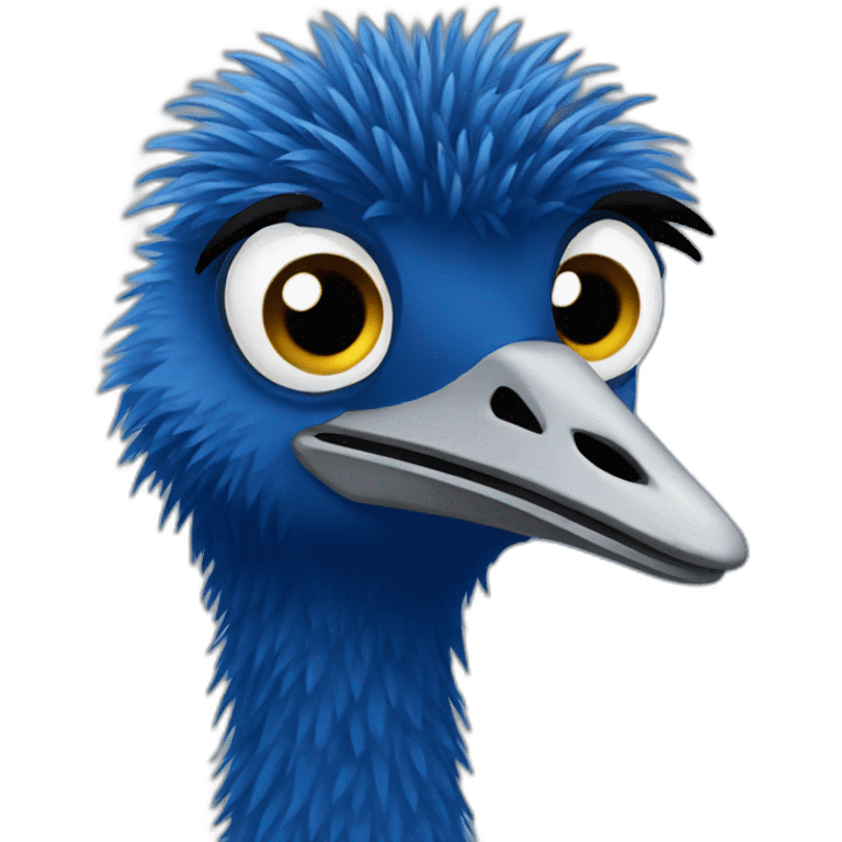 Blue Emu emoji