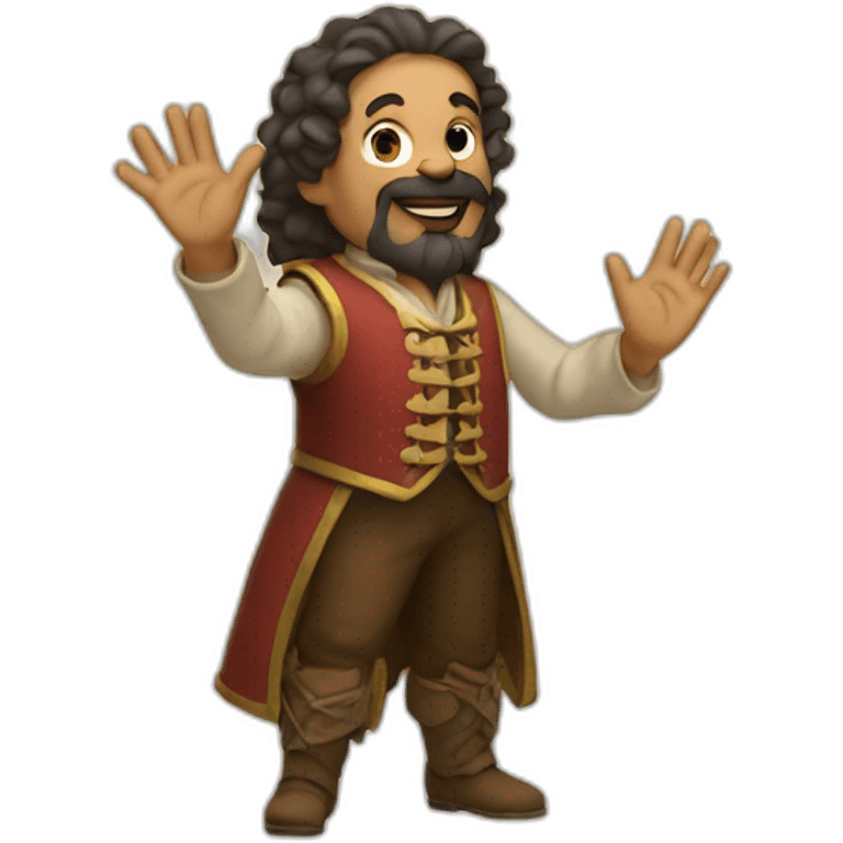 bard waving hand emoji