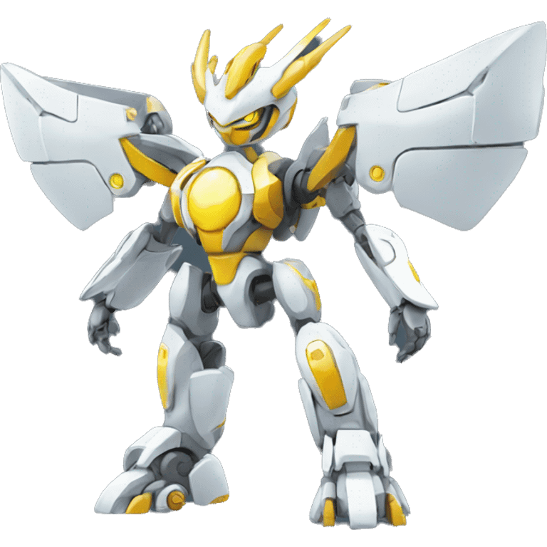 Futuristic Mechanical Pokémon-Medabot-Dragon full body emoji