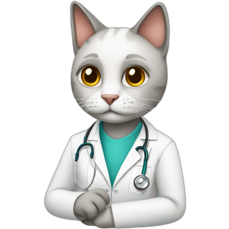 Cat doctor  emoji