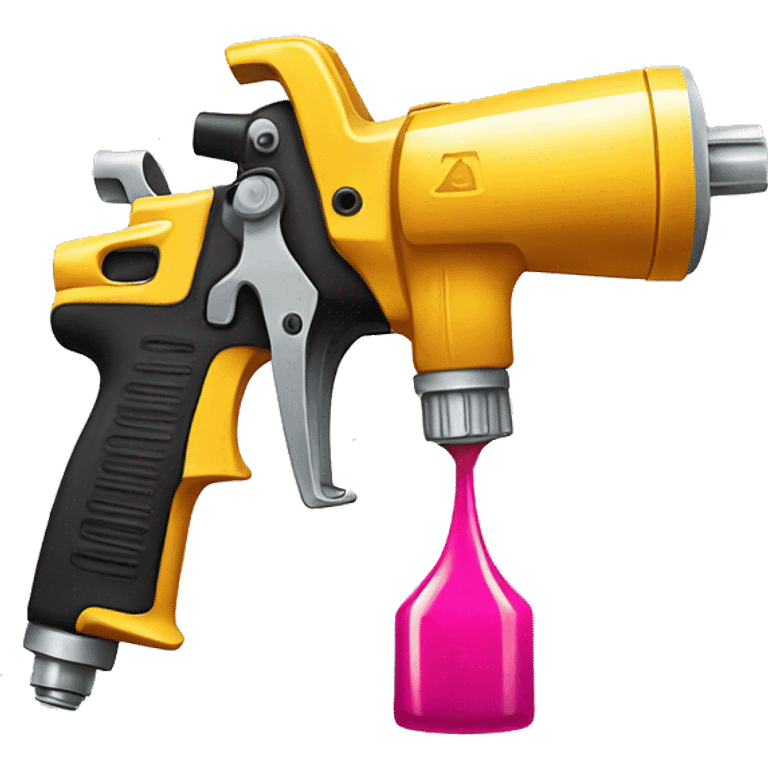 Spray paint gun emoji