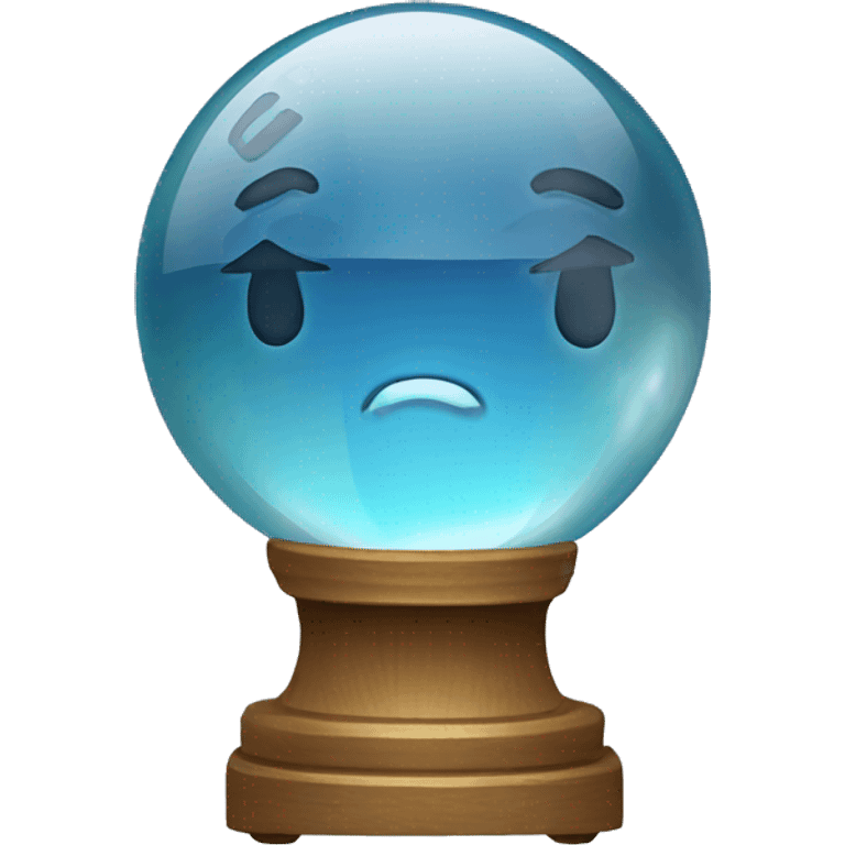 crystal ball with microphone emoji